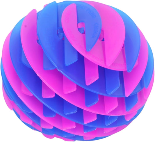 Zinkeez FlatBall - The Ultimate Flat-to-Ball Fidget Toy - for Kids, Teens and Adults Ages 4 and Up - Blue Fusion