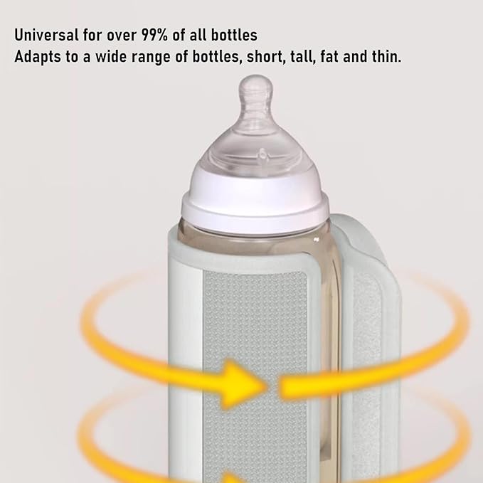 VBESTLIFE Portable Bottle Warmer for Travel, Fast Warming Comfortable Baby Feeding On The Go, Constant Temperature Milk Warming for Home Outdoor