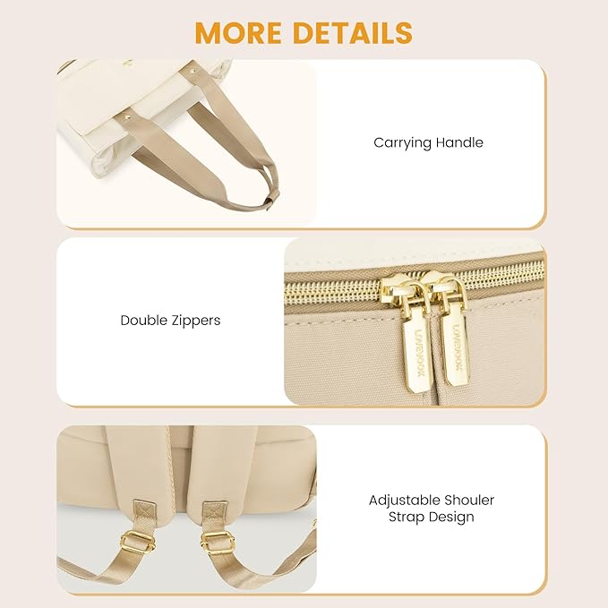 LOVEVOOK Diaper Backpack, Diaper Bag Tote with Insulated Pockets, Baby Bag for Girl Boy with Changing Pad, Large Baby Diaper Bag with Pacifier Case, Anti-Theft Travel Backpack for Women