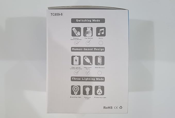 Big Size Night Light for Kids, Children Night Light, Bedside Lamp Multicolor Light with Remote Control, Break Resistant, Eye Caring, Adjustable Brightness & Color, Timing Function - Large Owl