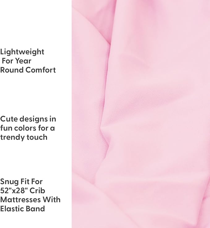 The Peanutshell 4-Pack Fitted Crib Sheet Set - Super Soft & Breathable Baby Girl Crib Sheets, Nursery Decor, Fit for Standard Mattress Cover- Floral