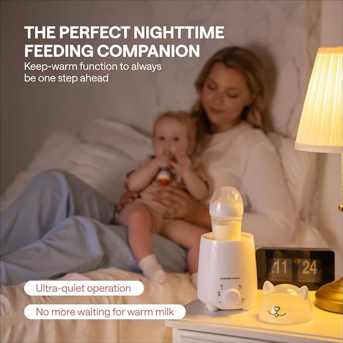 Portable Baby Bottle Warmer for Breastmilk & Formula – 4-in-1 Defrost, Food and Breast Milk Warming, Thermos – On The Go Heater for Travel, Car, Home – Portable Milk Warmer for Baby