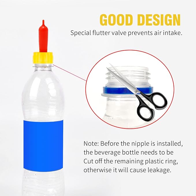 Animal Milk Drinking Teats Baby Bottle Pops Baby Bottle Nipples Nipples for Bottles (20/Set)