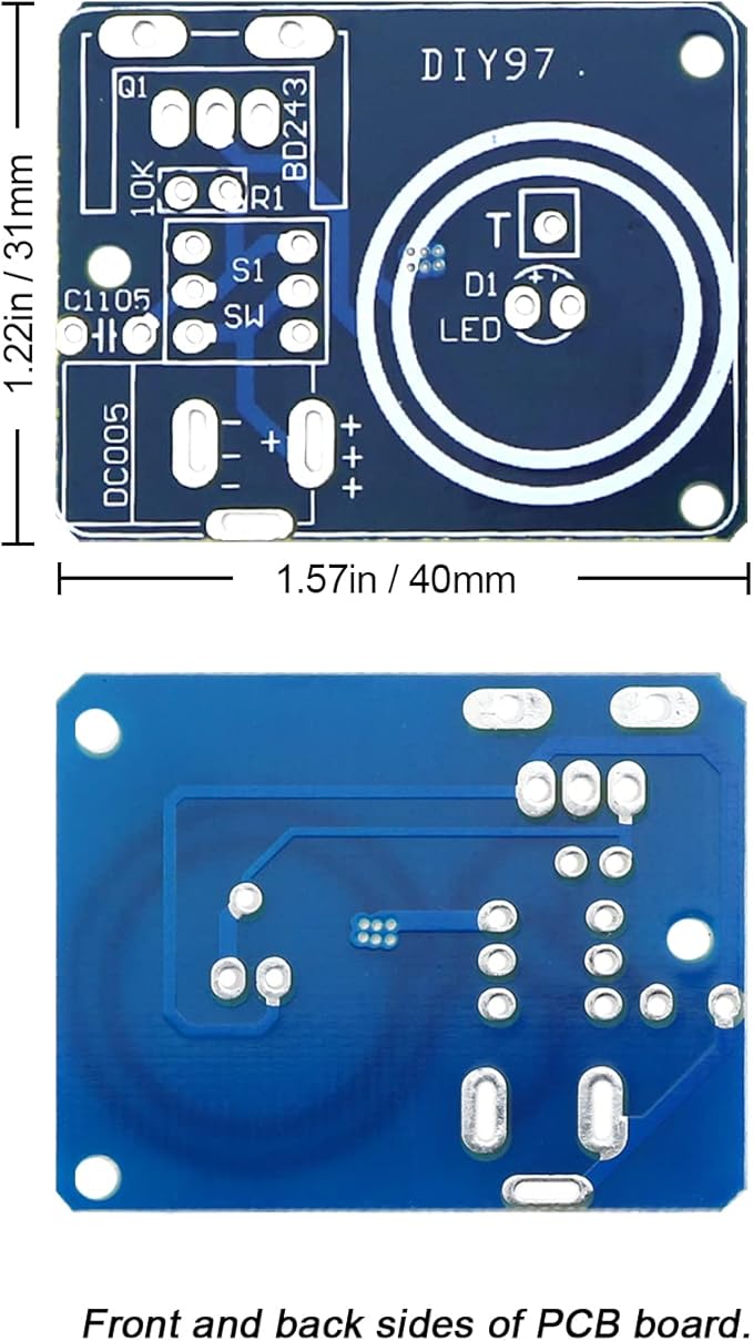 Soldering Practice Kit DIY Tesla Coil Wireless Transmission Lighting Function Plug-in Soldering Practice Kit