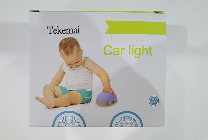 Kids Night Light, USB Rechargeable, 9 Color-Changing, Eye-Caring, Remote & Touch Control, Adjustable Brightness, Girl & Boy Gift - Train