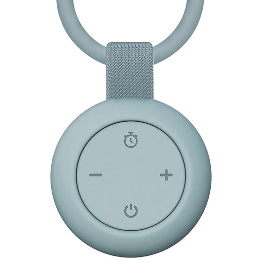 Portable Baby Sound Machine [White Noise for Babies Kids Adults][Sleep Soother][Timer Function][12 Soothing Sounds] 15 Hours Battery Life, Registry Gift,Shower,Clips on Baby Stroller.Slate