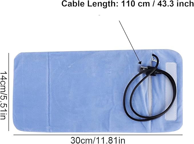 USB Milk Bottle Warm Heat Keeper Baby Milk, Water Warm Keeper Multifunction Coffee Tea Mug Beverage Warming Bag, JUST CAN Keep Warm, Won't Heat UP Cold Water to HOT(Blue)