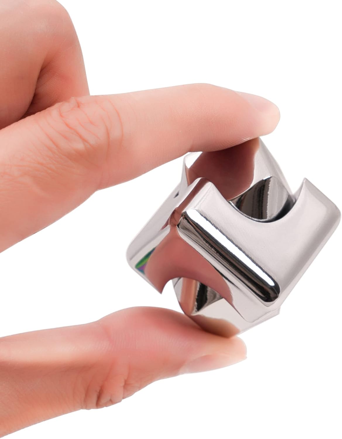 Desk-Fidget-Toys Spinner-Cube: Cool-Gadgets Metal Kinetic-Desk-Toys Office EDC-Toy, ADHD Tools Cool-Stuff Thing Stress Relief Toy Gift for Kids Children Teens Adults Christmas Women Men