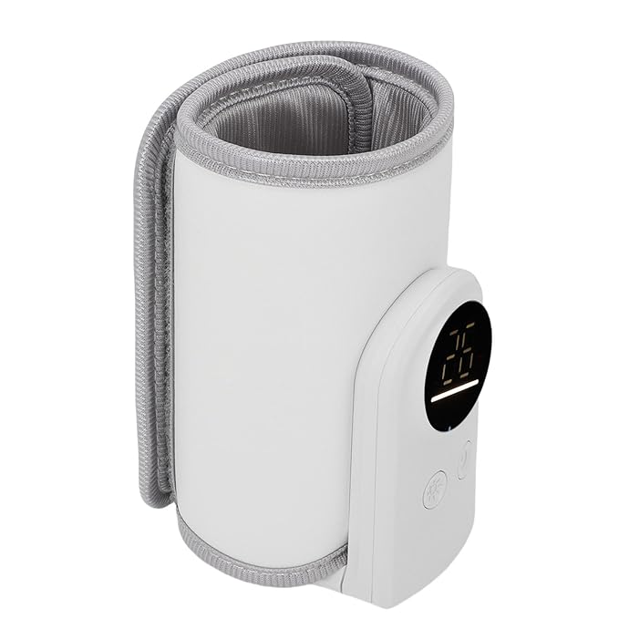 USB Powered Baby Bottle Warmer, 18W Fast Heating Adjustable Constant Temperature Portable Bottle Warmer Universal for Home and Travel (Type 1)