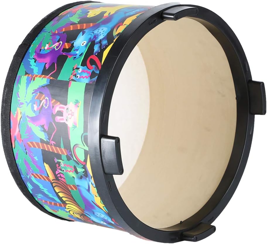 Floor Tom Drum for Kids 10 inch Percussion Instrument Music Drum with 2 Mallets for Baby Children Special Christmas Birthday Gift