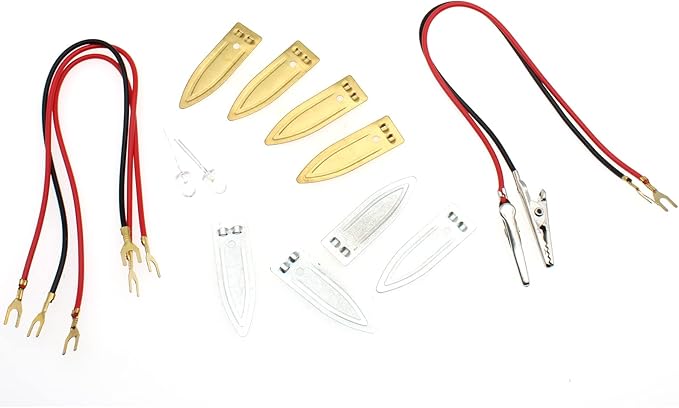 FDXGYH Fruit Battery Science Experiment Kit Orange Potato Lemon Battery Physics Teaching Experiment for DIY Home Teaching Toy School Science Project Education Subject