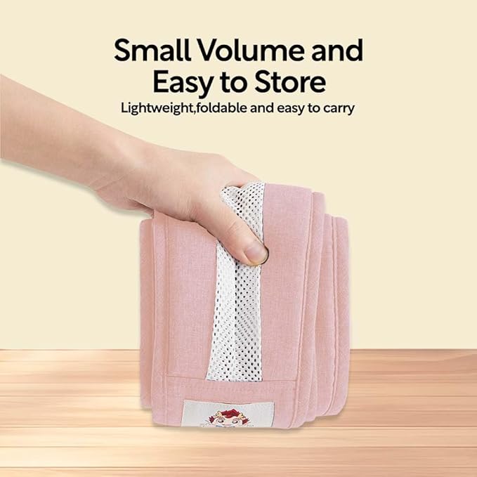 Baby Sling Carrier The Latest Safe and Breathable Anti-Slip Hip Pad Toddler Carrier Baby Essentials for Baby Boys and Girls Carrying 8-35lbs Pink