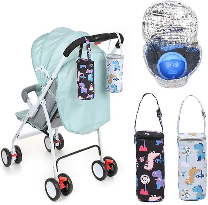 Milk Water Warmer Insulated Bag Baby Nursing Bottle Heater Freshness Preserved Feeding Bottle Bag for Car Travel
