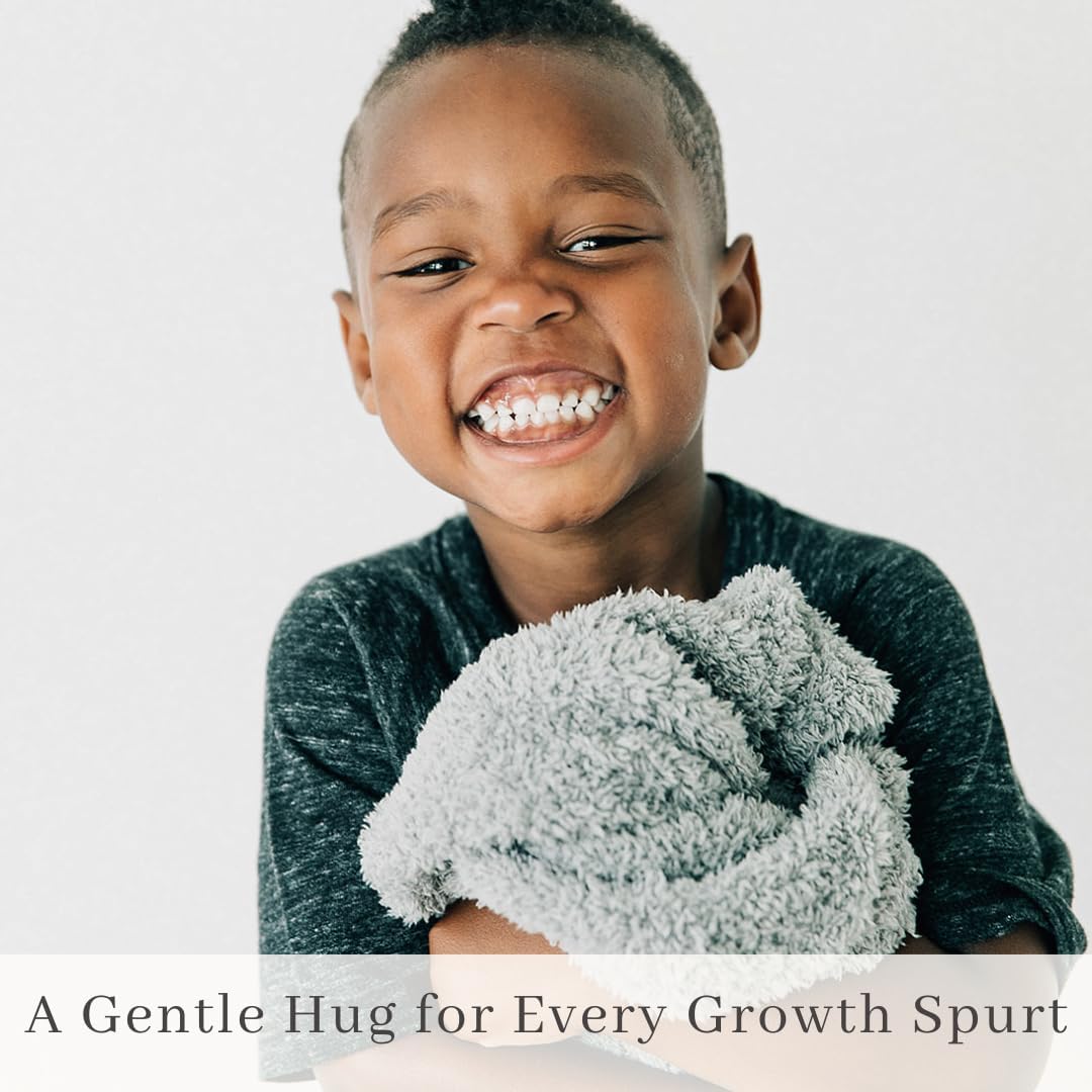 SARANONI Bamboni Luxury Baby Blanket | Plush Blanket for Infant Boys & Girls | Receiving Blanket 30” x 40” | Gray