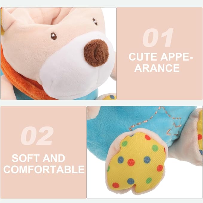 Baby Bottles Sleeve Covers Cute Stuffed Animal Milk Bottle Holder Heat Retention Sleeve for Nursing Infant