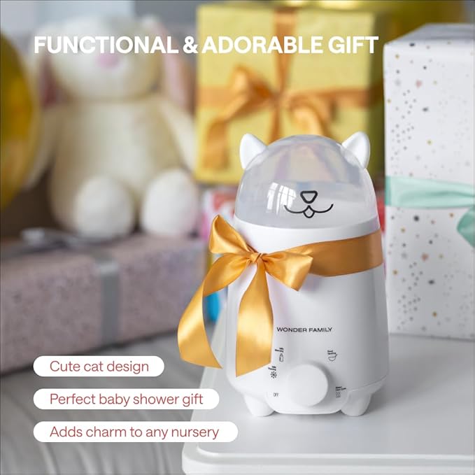 Portable Baby Bottle Warmer for Breastmilk & Formula – 4-in-1 Defrost, Food and Breast Milk Warming, Thermos – On The Go Heater for Travel, Car, Home – Portable Milk Warmer for Baby