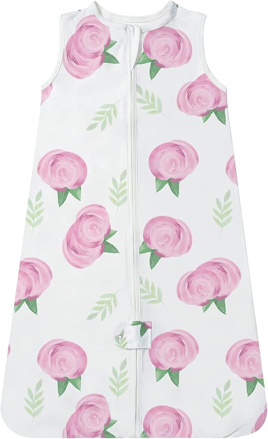 TotAha Light Sleep Sack, Stretchy, Soft, Cozy Wearable Blanket Sleep Bag with 2-Way Safe Zippers for 0-6-12-24 Months 0.5 TOG