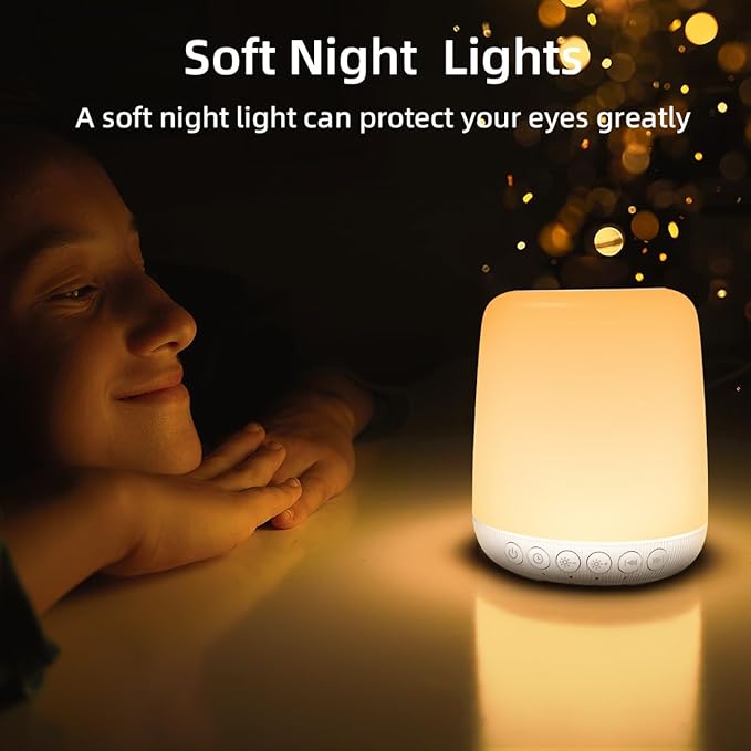 Night Light LED Touch Night Dimmable with 20 Levels of Brightness 4 Timer Rechargeable Battery for Bedroom Baby Nursery Living Room Home for Kids and Adult Breastfeeding Sleep Aid White