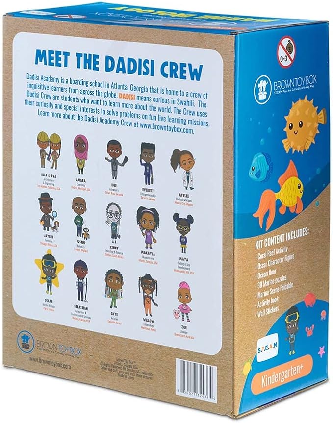 Educational Science STEM Kit for Kids Ages 6–8- Gift for Boys & Girls (Oscar Marine)