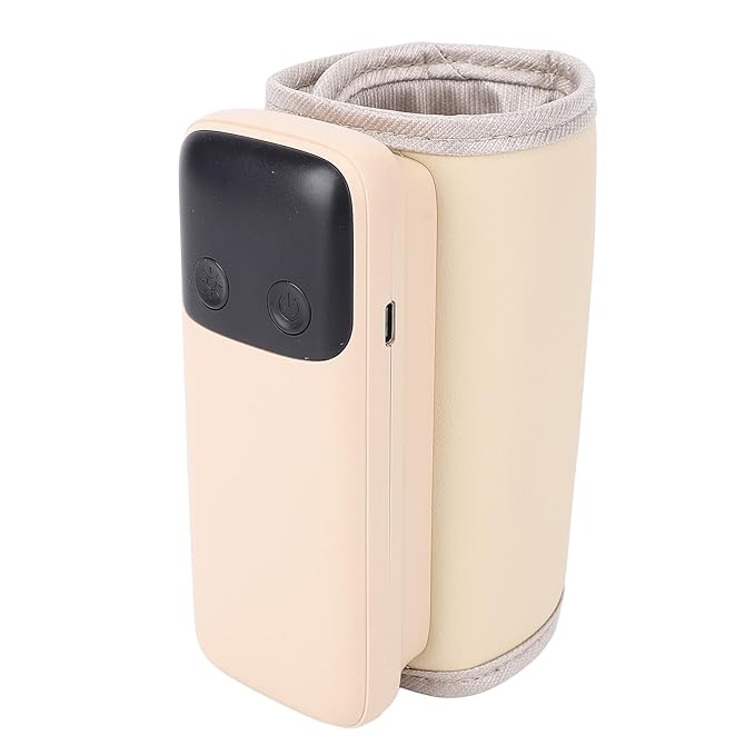 Zopsc Portable Bottle Warmer for Travel, 4000mAh*2 USB Cordless Milk Bottle Warmer and Insulation Cover, Smart Constant Temperature, Universal Fit for Home Outdoor