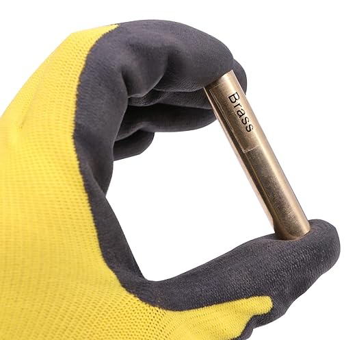 6 Pcs Metal Block Set-Brass, Copper,Iron,Steel, Phosphor Copper& Aluminum for Density Investigation,Specific Gravity,Collectible,Specific Heat Experiment