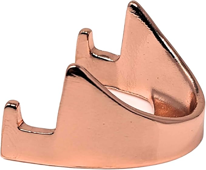 Generic Military Challenge Coin Display Stand - Solid Metal with Anodized Finish - US Vet. Business (Copper)