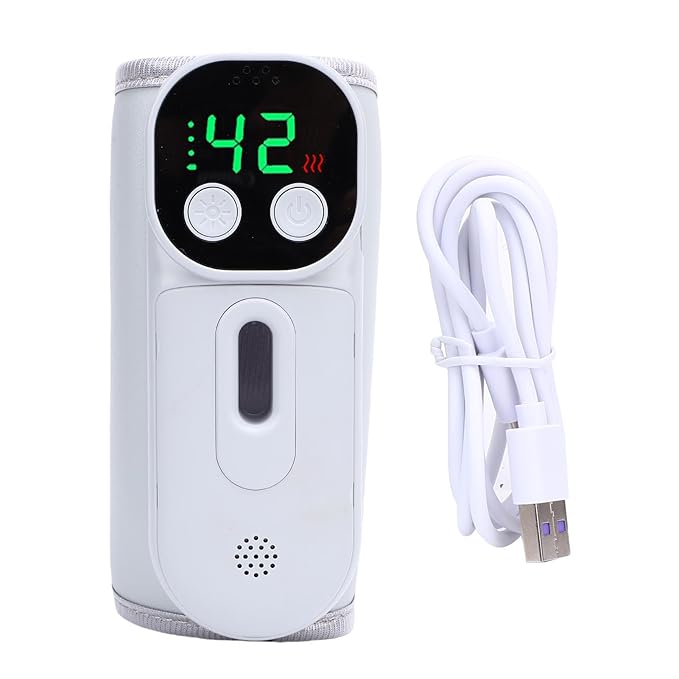 VBESTLIFE Portable Bottle Warmer for Travel, Fast Warming Comfortable Baby Feeding On The Go, Constant Temperature Milk Warming for Home Outdoor