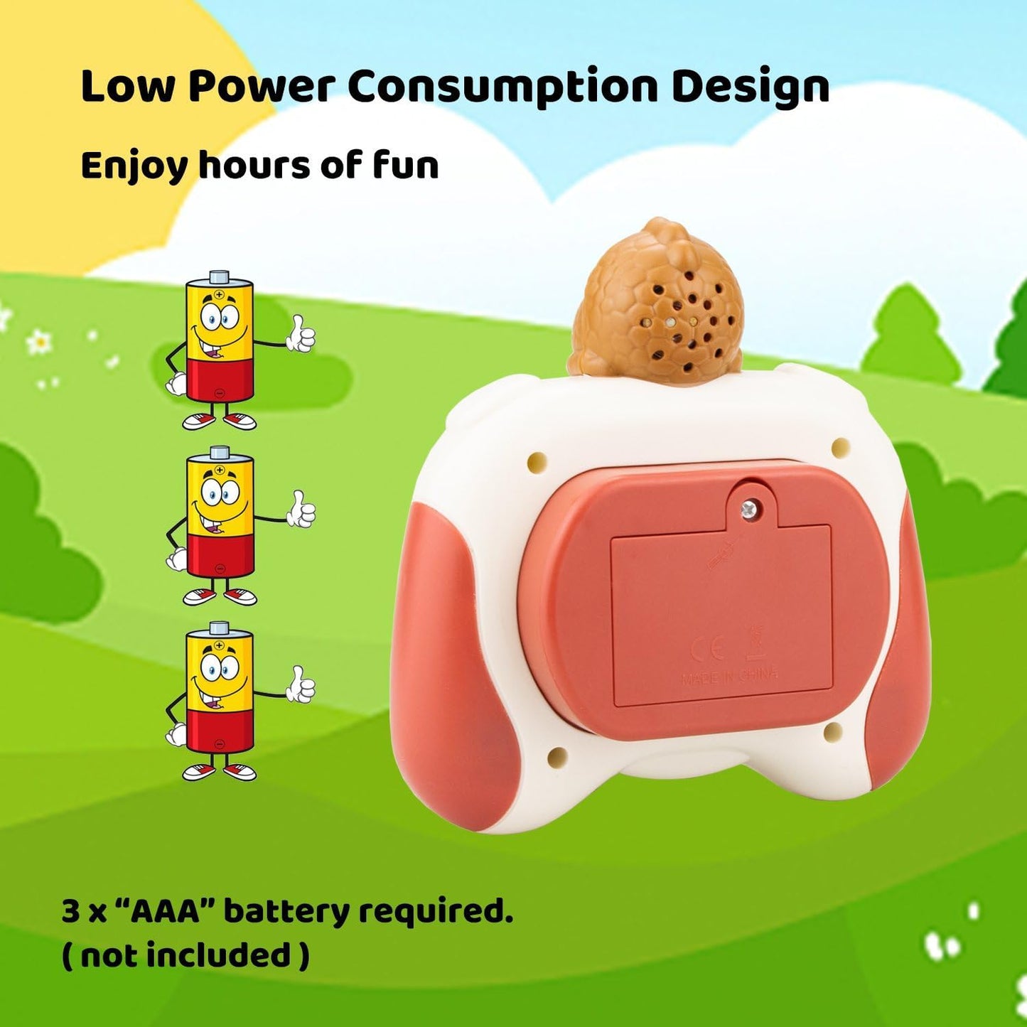 Fast Quick Push Bubble Pop Fidget Toy, Electronic Light Up Game Console, Cool Birthday Present for 6 7 8 9 10-12 Year Boys and Girls Pop Up Stress Relief Toy, Concentration Speed Puzzle Game for Kids