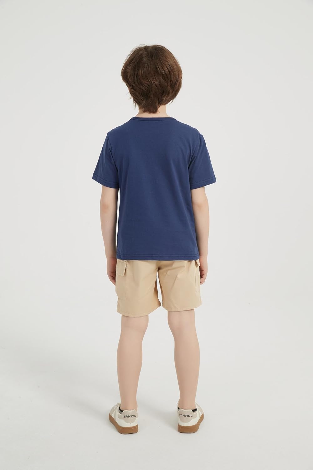 6-Pack Kids Cotton T-Shirts Short Sleeve Basic Tops for Toddlers Boys and Girls