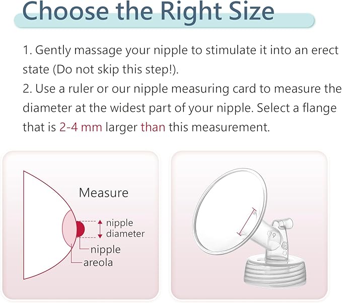 13mm Flange Compatible with Spectra S1 S2 9 Plus Synergy Gold Breastpump Replacement to Spectra Pump Parts and Spectra Flange; Not Original; Replaces Spectra Shield