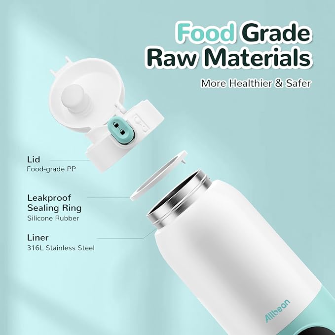 Portable Bottle Warmer -Dual Heating Modes for Breast Milk & Water, Milk Warmer for Baby with Fast Heating,17 Ounces Capacity Suitable for Baby Outdoor, Car, and Airplane Travel Bottle Warmer