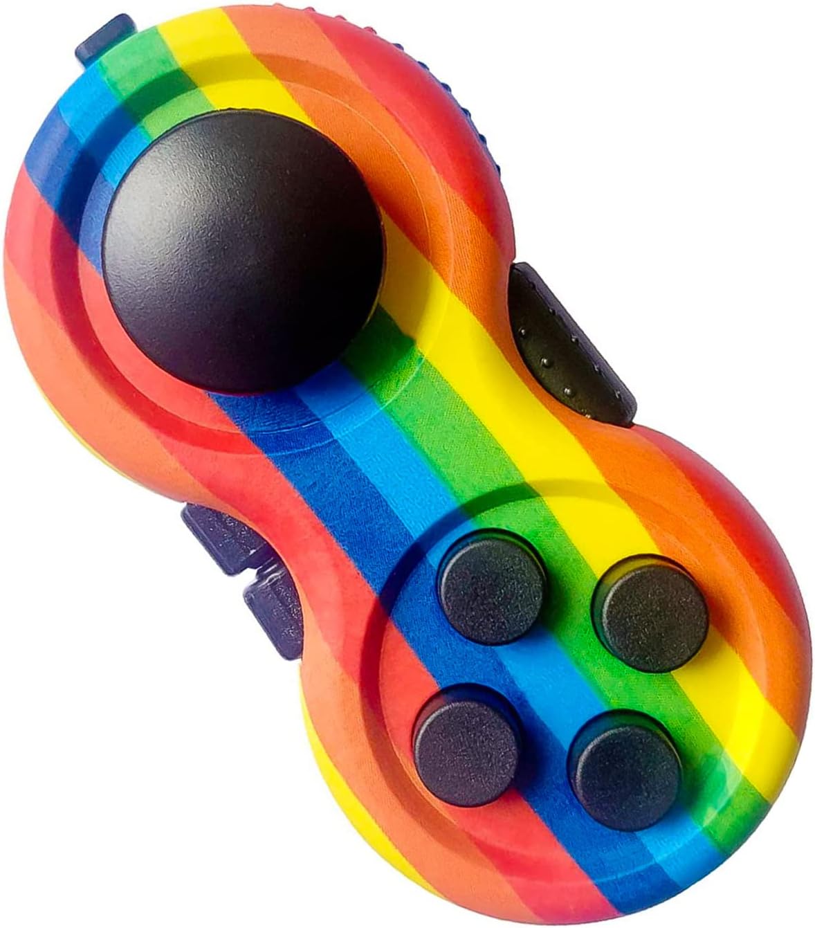 mao&mao Fidget Pad Toys with 8 Fidget Functions Stress Reducer Depression Pad Control Fidget Pad with Fidget Buttons Hand Shank Cube Dice Toy for Kids Adults Stress Relief ADD,ADHD,Autism