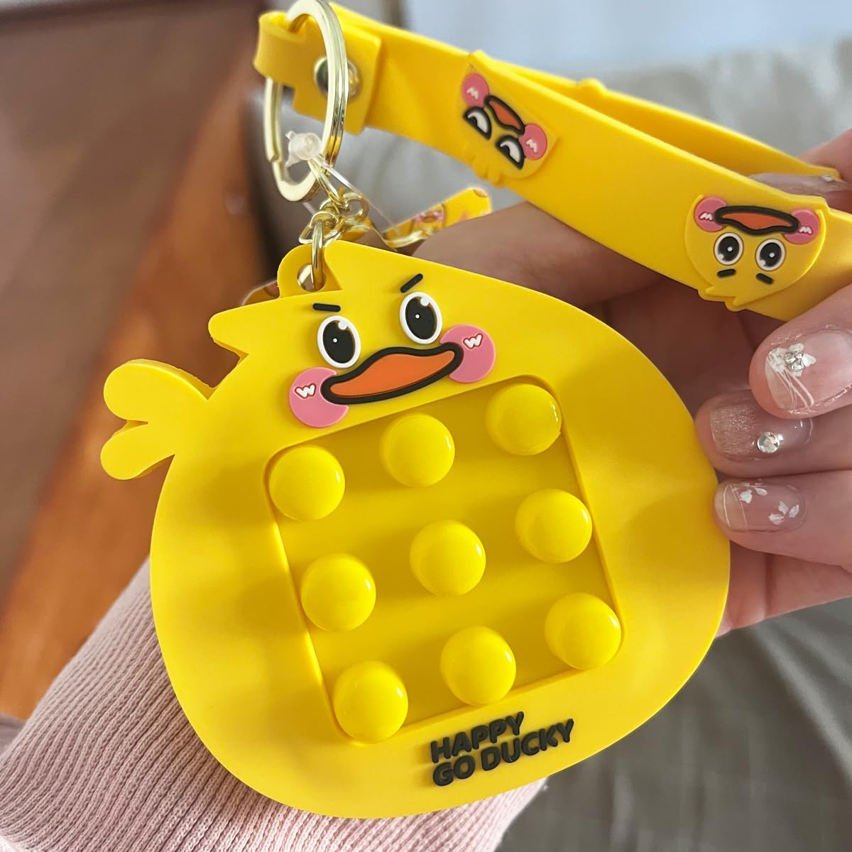 Stress Relief Pop Fidget Duck Toy,Adult Stress Reduction Toy, Fingertips Sensory Toy for Autism,ADHD, Anxiety, Office Relaxation, Holiday Gift Stuffer (B-Stress Relief Toy)