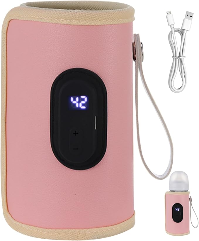 Portable Bottle Warmer Portable Bottle Warmer 18w Quick Heating Baby Temperature Adjustable USB Baby Heater for Home Family Style 2