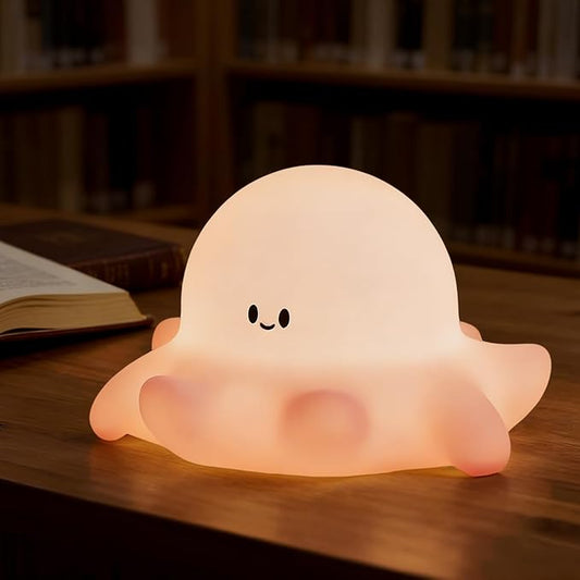 Octopus Night Light for Kids, Adjustable and Timed Silicone Night Lamp, Octopus Lamp Room Decor for Nursery Suitable for Boys and Girls