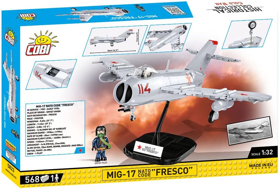 COBI Historical Collection Cold War MIG-17 Fresco