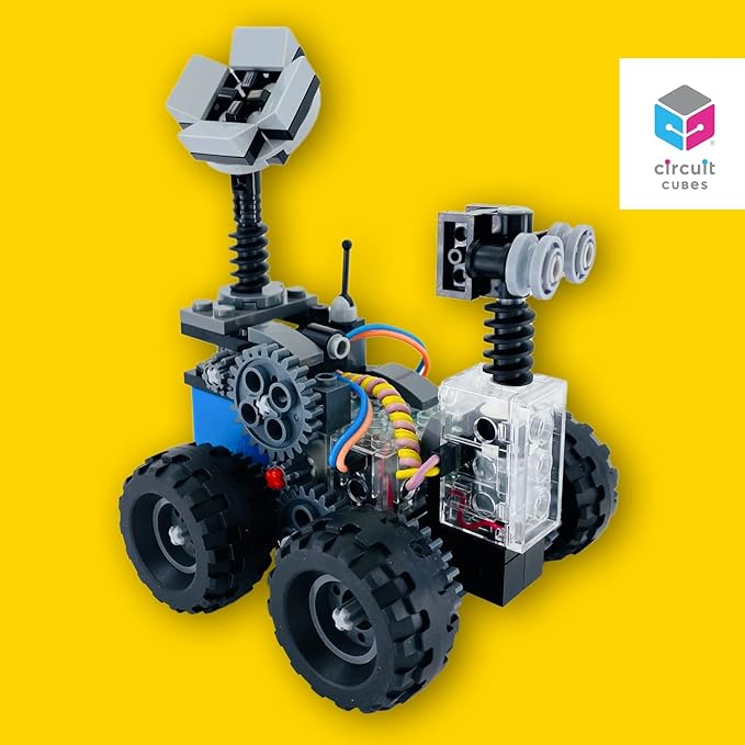 Circuit Cubes Space Rovers Kit – Remote Control Robotics Kit - STEM Learning Toy for Kids Age 8 and Up
