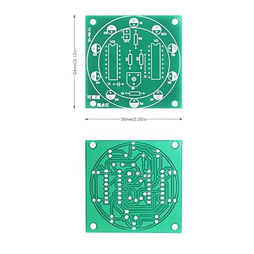 Soldering Practice Kit DIY Adjustable Flash LED Plug-in Circuit Kit Learn Soldering Kit For DIYers Learning Electronics (05H1002)