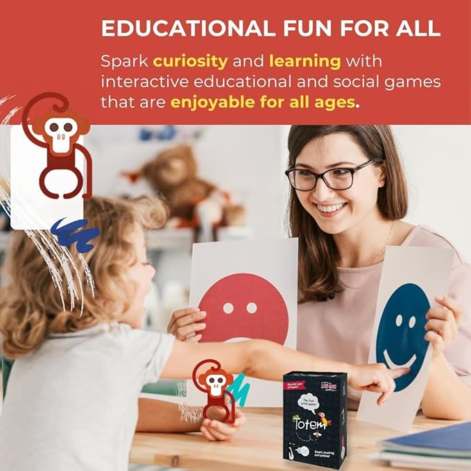 Totem the feel good game – Team Building, Therapy Games for Teens, Family Games for Kids and Adults, Counseling Activities, Boost Mindfulness, Social Emotional Skills and Self-Esteem