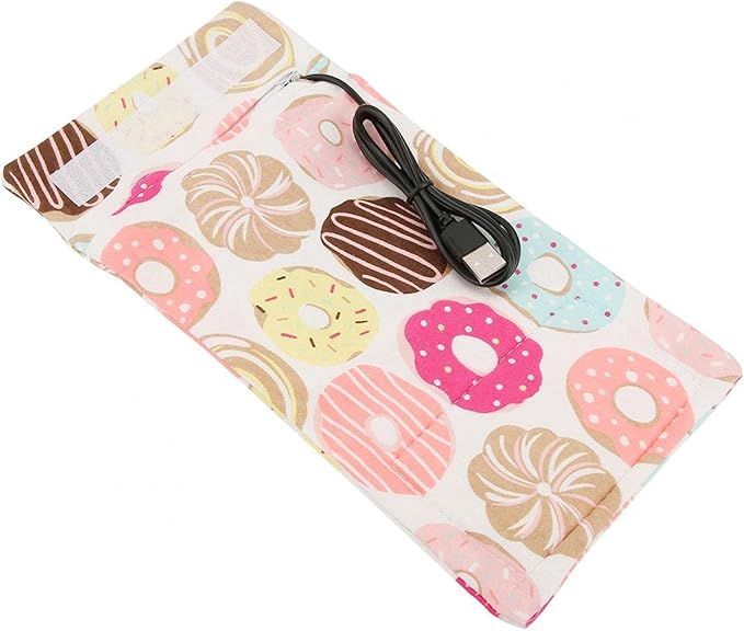 GOTOTOP Bottle Warmer Bag Bottle Warmer Case Milk Warmer Portable Cooler Bag with USB Charging Port for Baby Care(Donut)