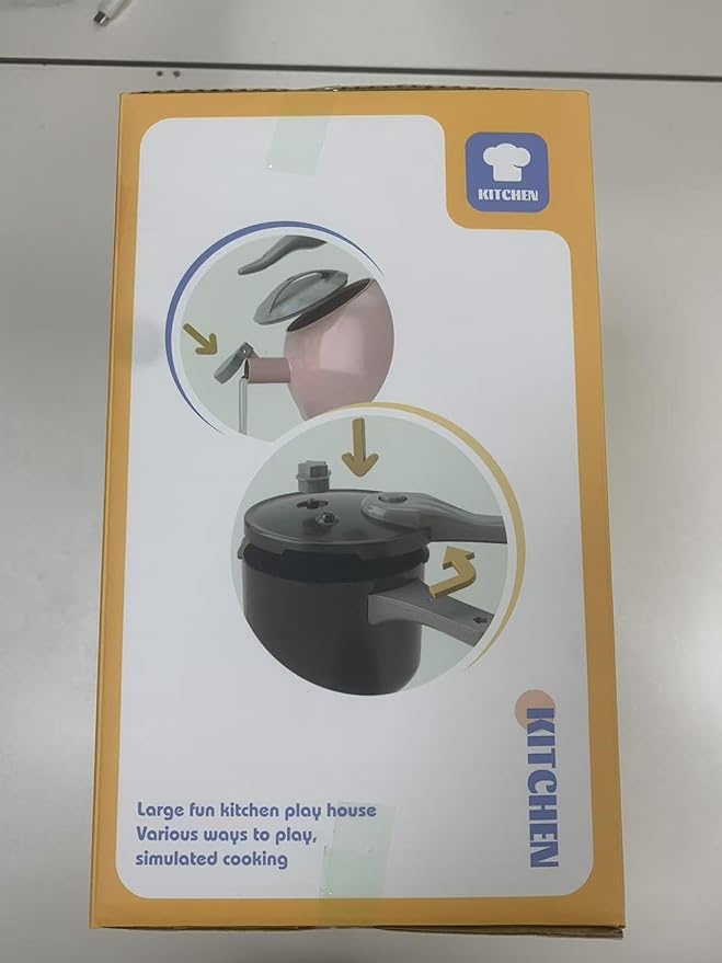 105Pcs Kids Kitchen Toy Accessories, Toddler Pretend BBQ Camping Cooking Playset, Play Pots, Pans, Utensils Cookware Toys, Play Food Set, Vegetables, Learning Gift for Girls Boys (Turquoise)