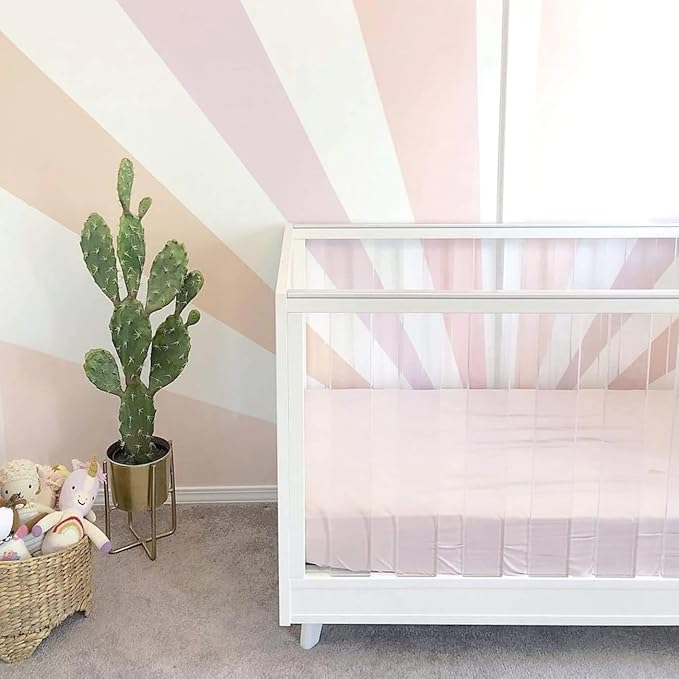 Blush Crib Sheet by Kyte Baby