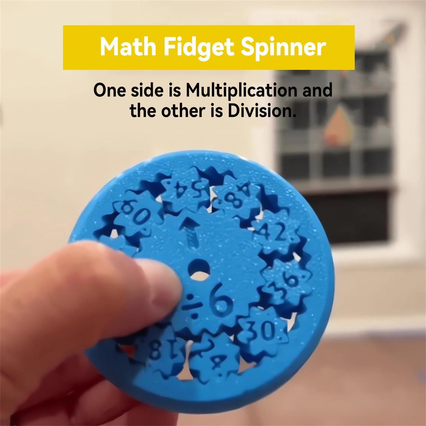 Math Fidget Spinners, Math Fact Fidget Spinners, Math Multiplication Fidget Spinners, Math Fidget Toy Multiplication for Kids