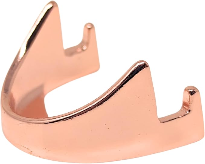 Military Challenge Coin Display Stand - Solid Metal with Anodized Finish - US Vet. Business (Copper Five-Pack)