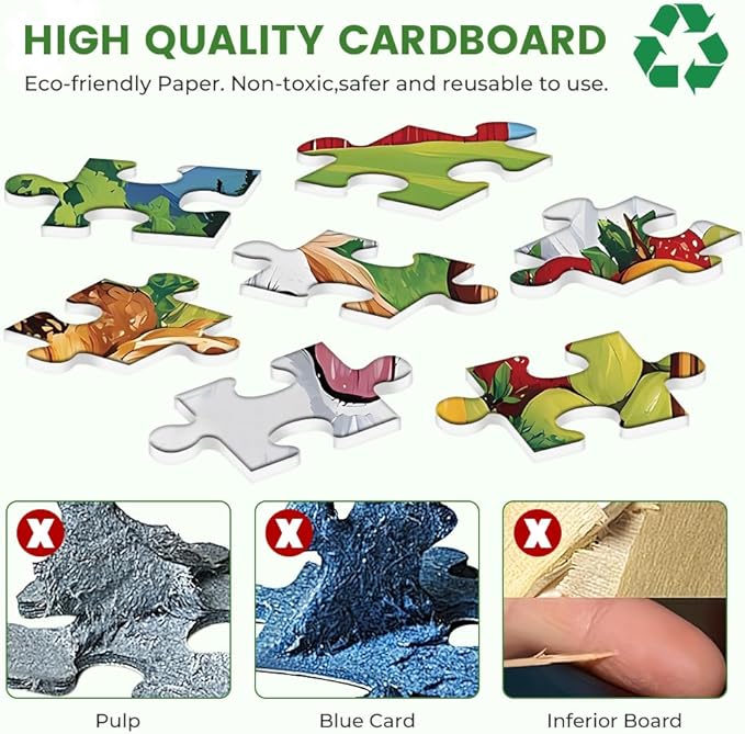 1000 Piece Puzzle for Adults Picnic Puppy Jigsaw Puzzles 1000 Pieces Reusable, Puzzles Fit for Family, Parents and Friends Gatherings