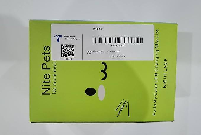 Night Light for Kids, Bedside lamp, Bedroom Light, LEDs Lights, lamp Kids, Baby Nursery lamp, Break Resistant, Eye Caring, Adjustable Brightness & Color, Touch Control - Medium Fox