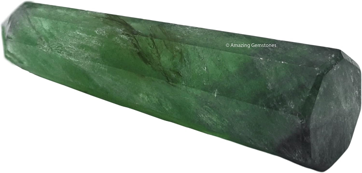 Amazing Gemstone Green Fluorite Crystal Towers - Natural Healing Crystal Point Obelisk for Reiki Healing and Crystal Grid (3 Inch)