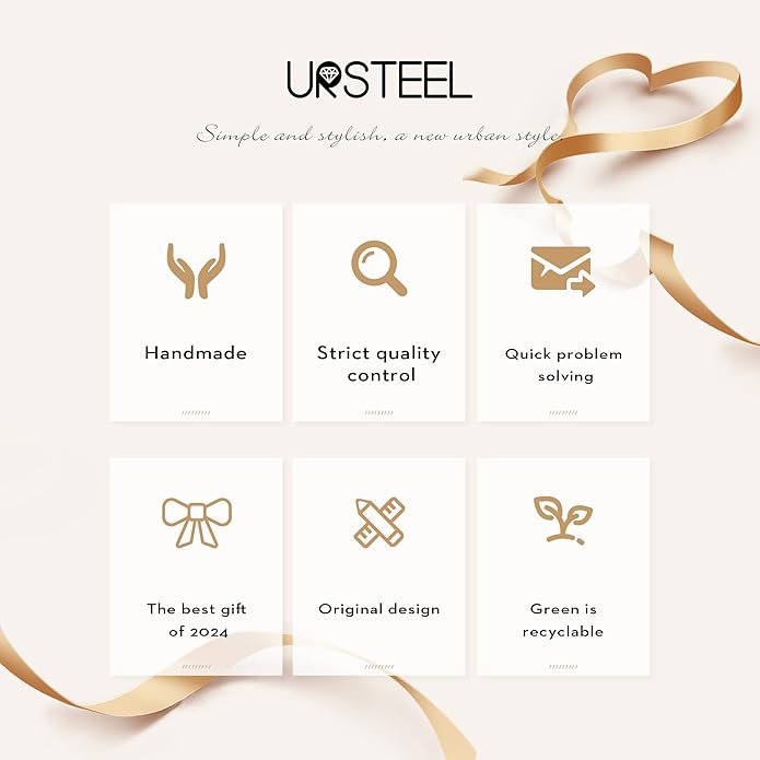 Ursteel Colorful Initial Cute Necklaces for Girls - Trendy Beaded Choker Necklace for Women Teen Girl, Personalized Letter Initial Gifts for Women Kids Jewelry