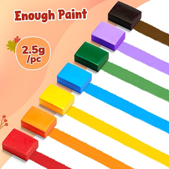 JoyCat Paint with Water Coloring Books, Art & Craft Activity, No Mess Art for Kids Ages 4-8, Craft Kits & Supplies, DIY Creative Activity, Presents for Girls & Boys (Thanksgiving)