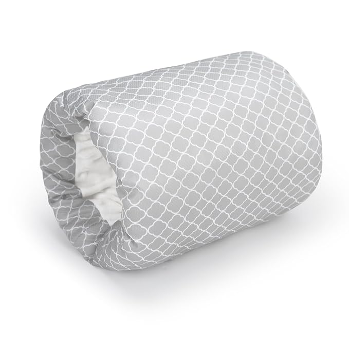KAKIBLIN Baby Feeding Arm Pillow,Baby Nursing Arm Breastfeeding Pillows Support for Newborn Mom and Babies,Portable and Washable,Ergonomic Nursing arm Pillow for Feeding Newborn(White Cloud)